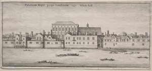 Vedute di Londra: Whitehall dal fiume da Wenceslaus Hollar