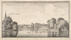 Vedute della campagna vicino ad Albury, Surrey