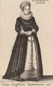 Virgo Nuptialis Tiguriensis, 1649 da Wenceslaus Hollar