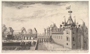 Visita a A. Roelants, 1650 da Wenceslaus Hollar