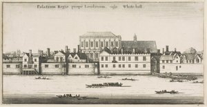 Whitehall dal fiume da Wenceslaus Hollar