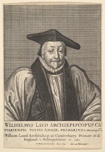 William Laud, Arcivescovo di Canterbury, 1641 da Wenceslaus Hollar