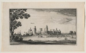 Castello di Windsor da sud-est, 1644 da Wenceslaus Hollar