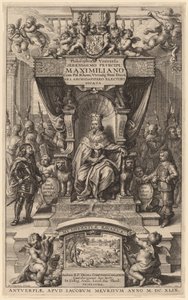 Pagina del titolo di "Philosophia Universia" da Wenceslaus Hollar after Abraham van Diepenbeeck