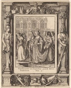 Imperatrice da Wenceslaus Hollar after Hans Holbein the Younger after Abraham van Diepenbeeck