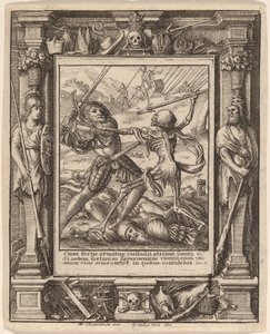 Cavaliere da Wenceslaus Hollar after Hans Holbein the Younger after Abraham van Diepenbeeck