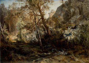 Paesaggio forestale finlandese da Werner Holmberg