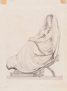 Donna seduta da Werner Holmberg