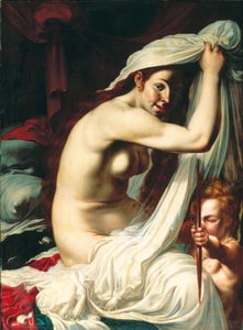 Venere e Cupido da Werner Jacobsz van den Valckert