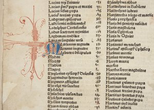 Fol 6 verso, (dettaglio), Fasciculus Temporum