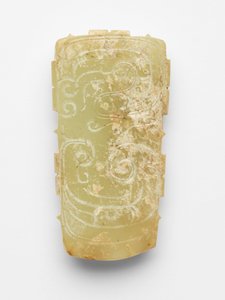 Pendente (pei) a forma di drago da Western Zhou Dynasty Chinese School