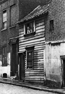 Una vecchia casa di legno a St John