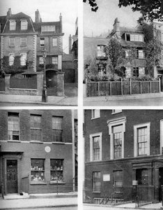 Case di pittori famosi, Londra, 1926-1927 da Whiffin