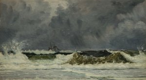 Tempo burrascoso - La costa dello Jutland da Whitworth Wallis