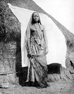 Una donna etiope abissina