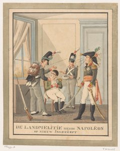 Napoleone viene rasato (De landmelitie hebbe Napoleon op nieuw ingezeept) da Wijnand Esser
