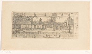 Il villaggio dei contadini, Edam da Wijnand Otto Jan Nieuwenkamp (signed by artist)