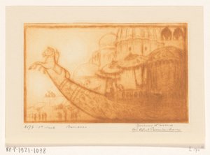 Imbarcazione di piacere del maharaja di Benares sul Gange