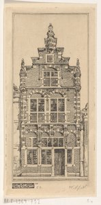 Facciata del Museo di Edam da Wijnand Otto Jan Nieuwenkamp (signed by artist)