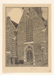 Facciata occidentale della Noorderkerk a Hoorn