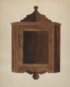 Credenza angolare sospesa