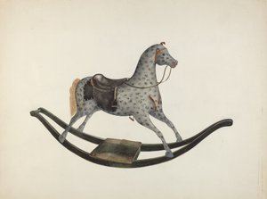 Cavallo a dondolo, c. 1941