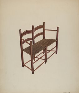 Sedia da carro di buoi, c. 1939 da Wilbur M Rice