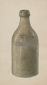 Bottiglia di Birra in Terracotta da Wilbur M Rice