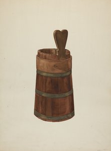 Tazza di legno, c. 1941 da Wilbur M Rice