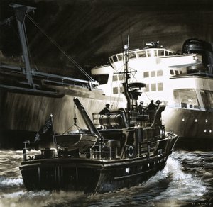 Lo stile di vita britannico: Le navi da pesca della guardia costiera britannica da Wilf (20th century) Hardy
