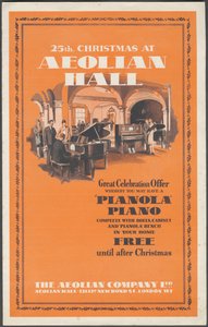Pianole della Aeolian Company, 1920s da Wilfred Fryer