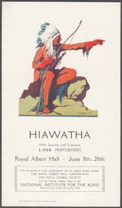 Pubblicità del teatro Hiawatha