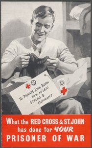 Pubblicità di guerra della Croce Rossa, anni 