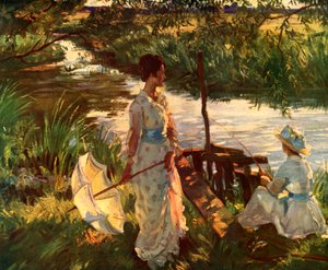 Pesca, tavola del libro da Wilfred Gabriel de Glehn