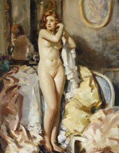 Davanti allo Specchio, Capelli Rossi da Wilfred Gabriel de Glehn