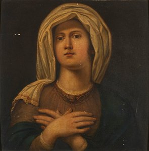 Ritratto di una Sibilla da Wilhelm (attr.to) Schadow