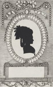 Silhouette di Contessa Lodroni, 1784-1834 da Wilhelm Ackermann