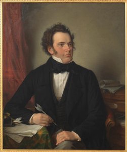 Ritratto di Franz Schubert 1797-1828, 1875 da Wilhelm August Rieder