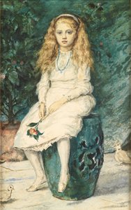 Ritratto di Nina Lehmann, nove anni, dopo Millais da Wilhelm Auguste Rudolf Lehmann