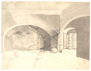Kælderinteriør da Wilhelm Bendz