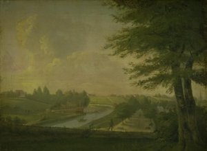 Parte del canale di Odense da Wilhelm Bendz