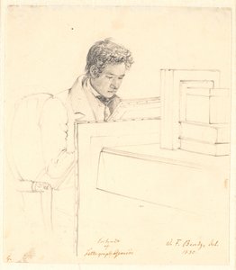 Ritratto del litografo Peter Gemzøe