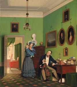 La famiglia Waagepetersen da Wilhelm Bendz