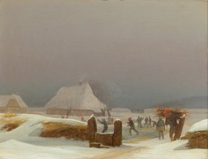 Paesaggio invernale da Funen