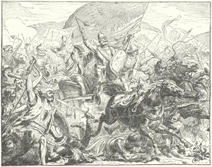 Il generale ceco e leader hussita Jan Zizka in battaglia da Wilhelm Camphausen