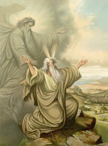 Il Signore mostra a Mosè la Terra Promessa da Wilhelm Ebbinghaus