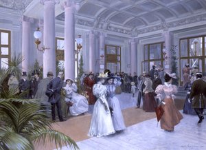 Das Vestibül des Kaiserbads da Wilhelm Gause