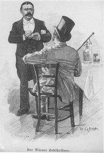 Der Viennese Zahlkellner