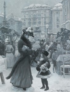 La fiera di Natale Am Hof, 1901