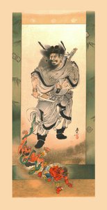 Shoki e i demoni, c1880, 1886 da Wilhelm Greve